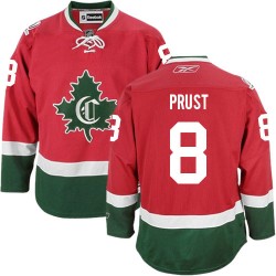 Montreal Canadiens Brandon Prust Official Red Reebok Premier Adult New CD Third NHL Hockey Jersey