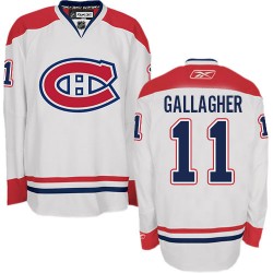 Montreal Canadiens Brendan Gallagher Official White Reebok Premier Adult Away NHL Hockey Jersey