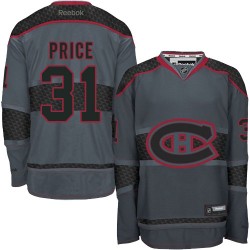 Montreal Canadiens Carey Price Official Reebok Authentic Adult Charcoal Cross Check Fashion NHL Hockey Jersey