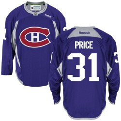 Montreal Canadiens Carey Price Official Purple Reebok Authentic Adult Practice NHL Hockey Jersey