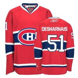 Montreal Canadiens David Desharnais Official Red Reebok Authentic Adult Home NHL Hockey Jersey