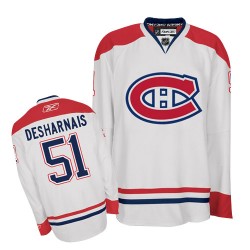 Montreal Canadiens David Desharnais Official White Reebok Premier Adult Away NHL Hockey Jersey