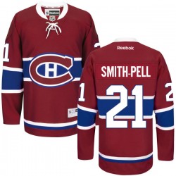 Montreal Canadiens Devante Smith-Pelly Official Red Reebok Authentic Adult Home NHL Hockey Jersey