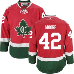 Montreal Canadiens Dominic Moore Official Red Reebok Premier Adult New CD Third NHL Hockey Jersey