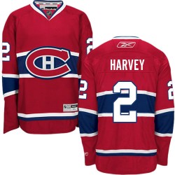 Montreal Canadiens Doug Harvey Official Red Reebok Premier Adult Home NHL Hockey Jersey