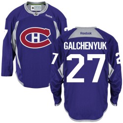 Montreal Canadiens Alex Galchenyuk Official Purple Reebok Authentic Adult Practice NHL Hockey Jersey