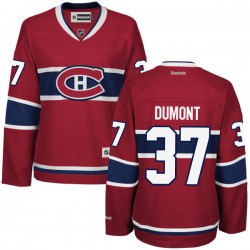 Montreal Canadiens Gabriel Dumont Official Red Reebok Authentic Women's Home NHL Hockey Jersey