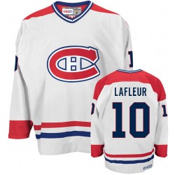 Montreal Canadiens Guy Lafleur Official White CCM Authentic Adult CH Throwback NHL Hockey Jersey