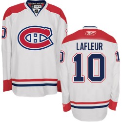 Montreal Canadiens Guy Lafleur Official White Reebok Premier Youth Away NHL Hockey Jersey