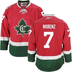 Montreal Canadiens Howie Morenz Official Red Reebok Authentic Adult New CD Third NHL Hockey Jersey