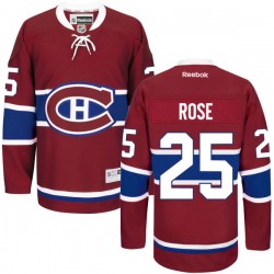 Montreal Canadiens Jacob De La Rose Official Red Reebok Authentic Adult Home NHL Hockey Jersey