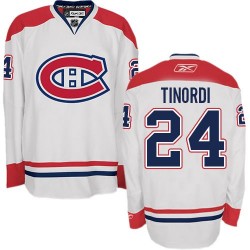 Montreal Canadiens Jarred Tinordi Official White Reebok Premier Adult Away NHL Hockey Jersey