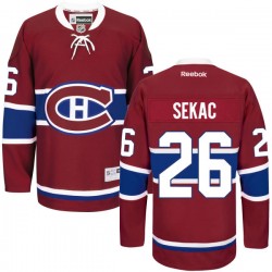 Montreal Canadiens Jiri Sekac Official Red Reebok Authentic Adult Home NHL Hockey Jersey