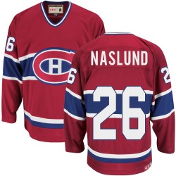 Montreal Canadiens Mats Naslund Official Red CCM Premier Adult Throwback NHL Hockey Jersey