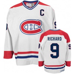 Montreal Canadiens Maurice Richard Official White CCM Authentic Adult CH Throwback NHL Hockey Jersey