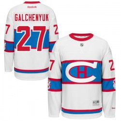 Montreal Canadiens Alex Galchenyuk Official Black Reebok Authentic Youth 2016 Winter Classic NHL Hockey Jersey