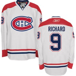 Montreal Canadiens Maurice Richard Official White Reebok Authentic Youth Away NHL Hockey Jersey