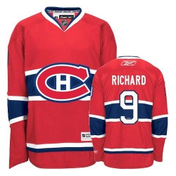 Montreal Canadiens Maurice Richard Official Red Reebok Premier Youth Home NHL Hockey Jersey
