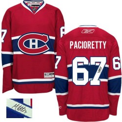 Montreal Canadiens Max Pacioretty Official Red Reebok Authentic Adult Autographed Home NHL Hockey Jersey