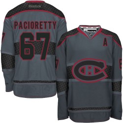 Montreal Canadiens Max Pacioretty Official Reebok Premier Adult Charcoal Cross Check Fashion NHL Hockey Jersey