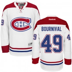 Montreal Canadiens Michael Bournival Official White Reebok Premier Adult Away NHL Hockey Jersey