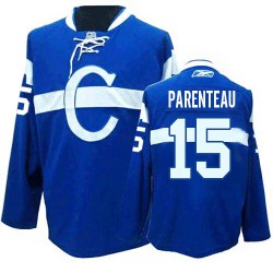 Montreal Canadiens P. A. Parenteau Official Blue Reebok Authentic Adult Third NHL Hockey Jersey