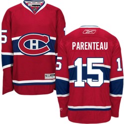 Montreal Canadiens P. A. Parenteau Official Red Reebok Premier Adult Home NHL Hockey Jersey