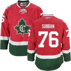 Montreal Canadiens P.K. Subban Official Red Reebok Authentic Adult New CD Third NHL Hockey Jersey