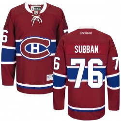 Montreal Canadiens P.K. Subban Official Red Reebok Authentic Adult P.k. Subban Home NHL Hockey Jersey