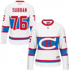 Montreal Canadiens P.K. Subban Official Black Reebok Authentic Women's 2016 Winter Classic NHL Hockey Jersey