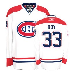 Montreal Canadiens Patrick Roy Official White Reebok Authentic Adult Away NHL Hockey Jersey