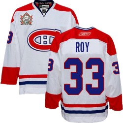 Montreal Canadiens Patrick Roy Official White Reebok Authentic Adult Heritage Classic NHL Hockey Jersey