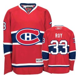 Montreal Canadiens Patrick Roy Official Red Reebok Premier Youth Home NHL Hockey Jersey