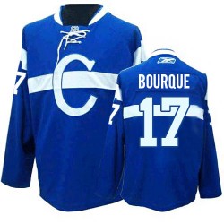 Montreal Canadiens Rene Bourque Official Blue Reebok Authentic Adult Third NHL Hockey Jersey