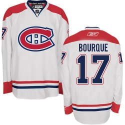 Montreal Canadiens Rene Bourque Official White Reebok Authentic Adult Away NHL Hockey Jersey