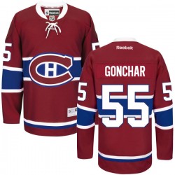 Montreal Canadiens Sergei Gonchar Official Red Reebok Premier Adult Home NHL Hockey Jersey