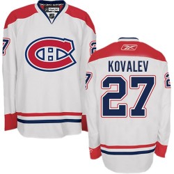 Montreal Canadiens Alexei Kovalev Official White Reebok Authentic Adult Away NHL Hockey Jersey