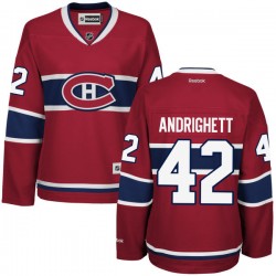 Montreal Canadiens Sven Andrighetto Official Red Reebok Premier Women's Home NHL Hockey Jersey