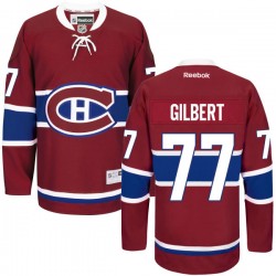 Montreal Canadiens Tom Gilbert Official Red Reebok Authentic Adult Home NHL Hockey Jersey