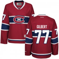 Montreal Canadiens Tom Gilbert Official Red Reebok Authentic Women's Home NHL Hockey Jersey