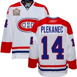 Montreal Canadiens Tomas Plekanec Official White Reebok Authentic Adult Heritage Classic NHL Hockey Jersey