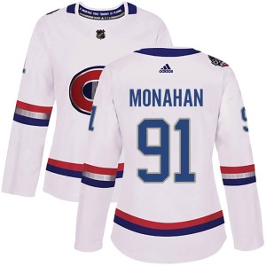 Montreal Canadiens Sean Monahan Official White Adidas Authentic Women's 2017 100 Classic NHL Hockey Jersey