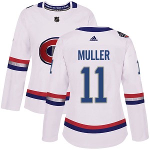 Montreal Canadiens Kirk Muller Official White Adidas Authentic Women's 2017 100 Classic NHL Hockey Jersey