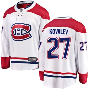 Montreal Canadiens Alexei Kovalev Official White Fanatics Branded Breakaway Adult Away NHL Hockey Jersey