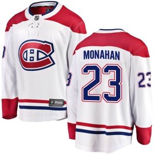 Montreal Canadiens Sean Monahan Official White Fanatics Branded Breakaway Adult Away NHL Hockey Jersey