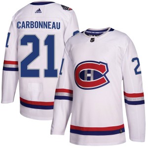 Montreal Canadiens Guy Carbonneau Official White Adidas Authentic Adult 2017 100 Classic NHL Hockey Jersey