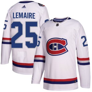 Montreal Canadiens Jacques Lemaire Official White Adidas Authentic Adult 2017 100 Classic NHL Hockey Jersey