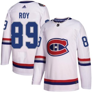 Montreal Canadiens Joshua Roy Official White Adidas Authentic Adult 2017 100 Classic NHL Hockey Jersey
