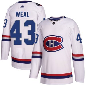 Montreal Canadiens Jordan Weal Official White Adidas Authentic Adult 2017 100 Classic NHL Hockey Jersey