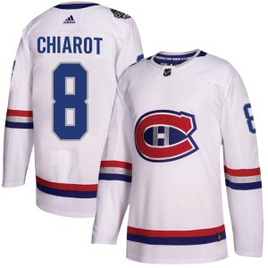 Montreal Canadiens Ben Chiarot Official White Adidas Authentic Youth 2017 100 Classic NHL Hockey Jersey